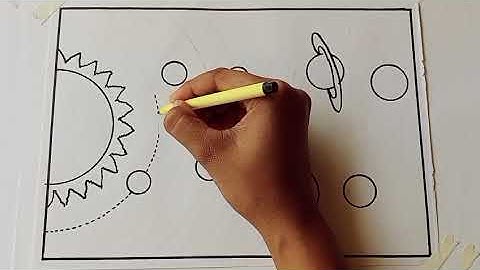 Solar System Drawing Easy Way / How to Draw Solar System Easy / Solar System Planets Drawing
