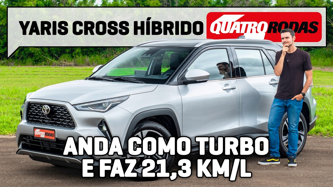 Toyota Yaris Cross híbrido é MAIS RÁPIDO que Creta e SUPERA os 21 km/l