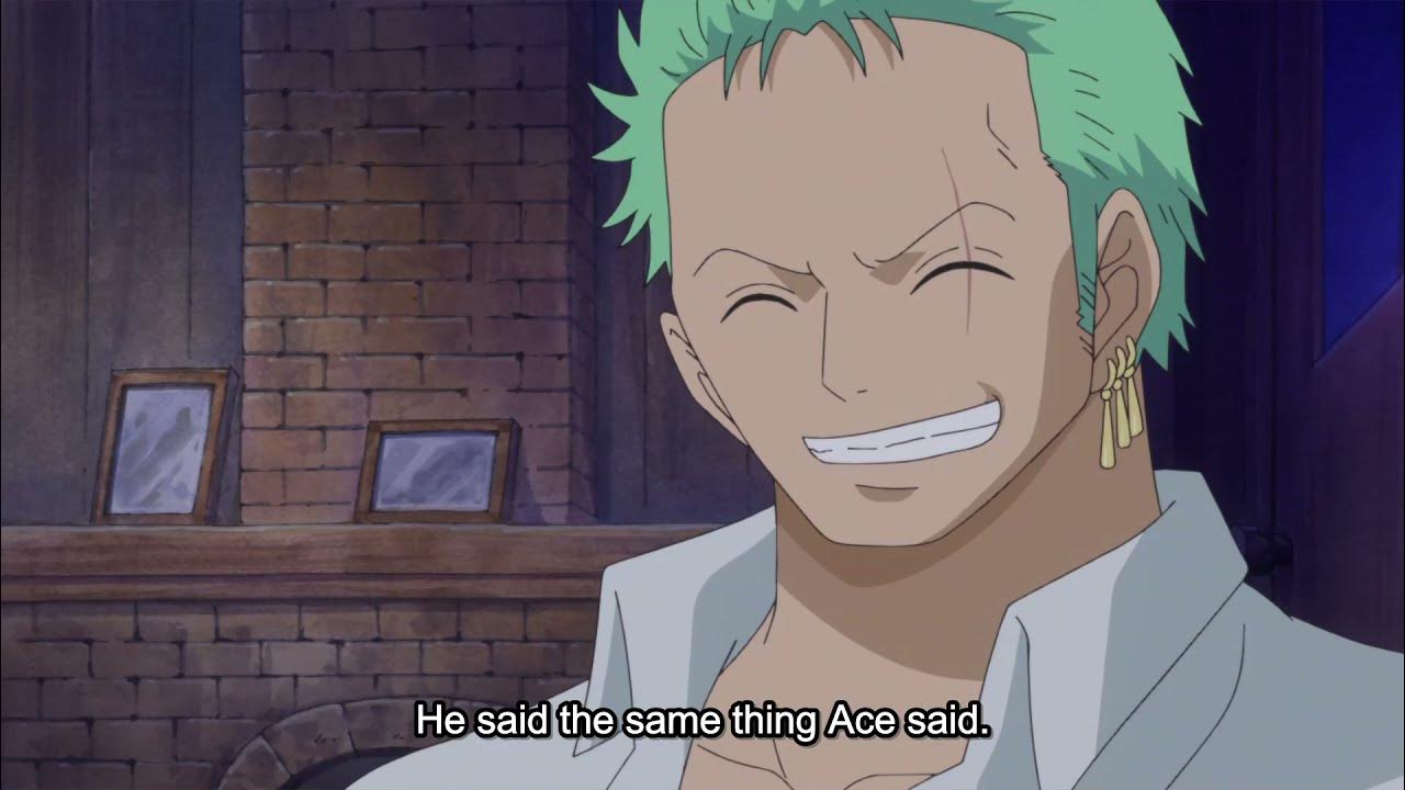 Zoro LAUGHS at what Sabo says! zorolaugh YouTube