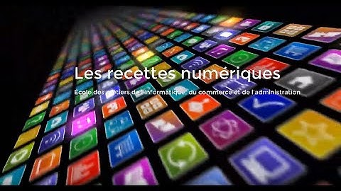 Recette numérique - Mise en place d