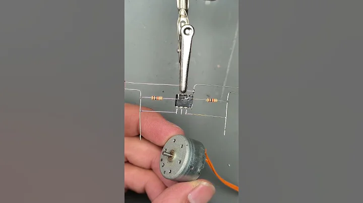 5個電子元件製作的向日葵電路 追光電路 可以跟着光旋轉 - 天天要聞