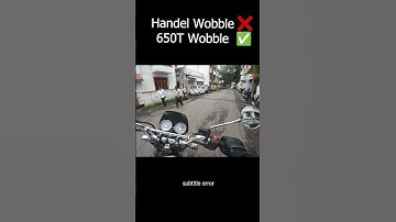 650T Wobble #gt650 #royalenfield
