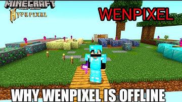 WHY YOU ARE NOT ABLE TO JOIN WENPIXEL| NEW UPDATES COMING SOON|| #wenpixel #craftersmc #hypixel.....