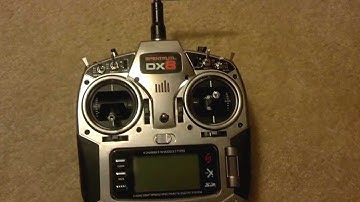 Spektrum DX8 - Binding to the Dronetec QuadMod - Step #2