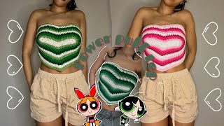 how to: crochet power puff top by Kamryn Cain 7,558 views 1 year ago 37 minutes