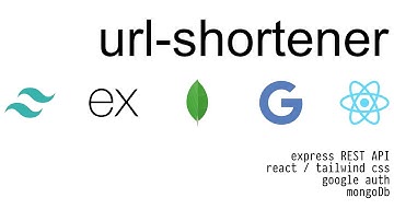 URL Shortener (react, tailwind, mongodb, express, google auth)