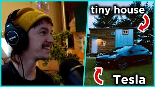 Living in an electric Tiny House and driving a Tesla with Jack Leonard Birt