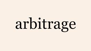 arbitrage