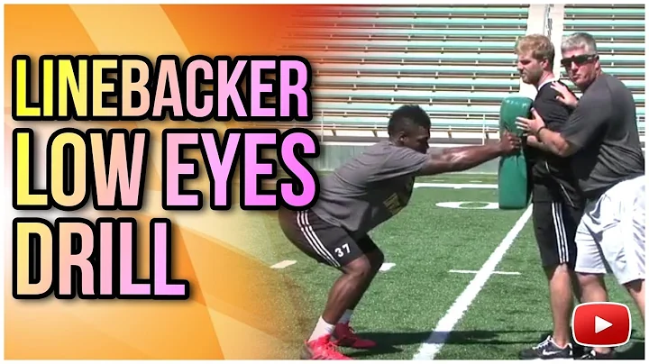 Linebacker Skills and Drills  - Low Eyes Drill Coach Ron Roberts