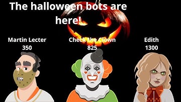 The halloween bots are here!