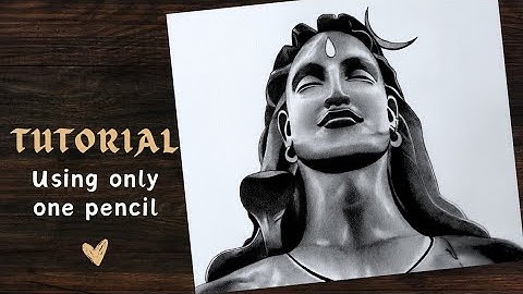 How to draw Lord Shiva 
