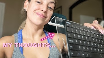 Richboom Clear Acrylic Tilted Computer Keyboard Holder for Easy Ergonomic Typing Review