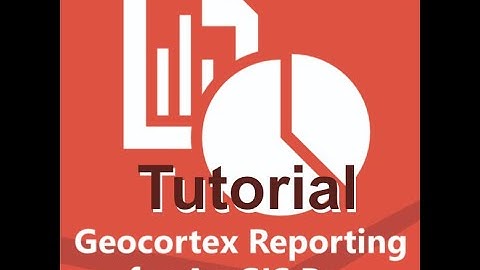 Tutorial Movie Geocortex Reporting add-in for ArcGIS Pro