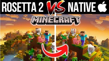Minecraft x5 FPS BOOST! Native vs Rosetta 2, M1 Mac - Optifine, Sodium Iris shader benchmark