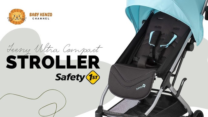 Safety 1st Teeny Poussette ultra compacte avec housse de pluie et sac de  transport idéal pour les voyages, dès la naissance, 0 mois à 3,5 ans, 0-15  kg, noir chic : 