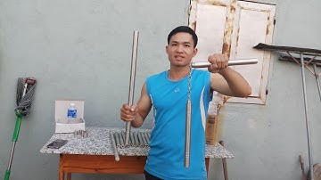Toankungfu Đánh giá Côn inox lắp gậy chất lượng cao