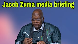 Jacob Zuma Address Mk Party Media Briefing