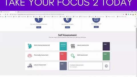 Focus 2 Career Assessment Review