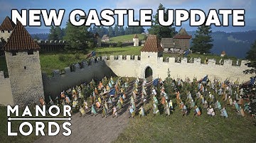 Het grootste kasteel in Manor Lords bouwen! [NIEUWE UPDATE]