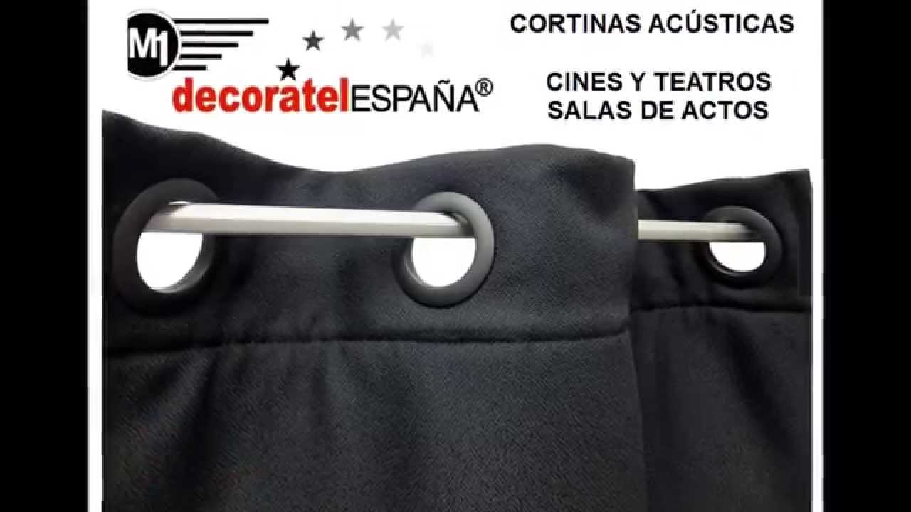 Cortinas para el aislamiento acústico 