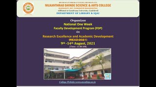 Day-5 FDP on Research Excellence and Academic Development (READ-2021)