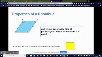 Properties of Four-Sided Figures