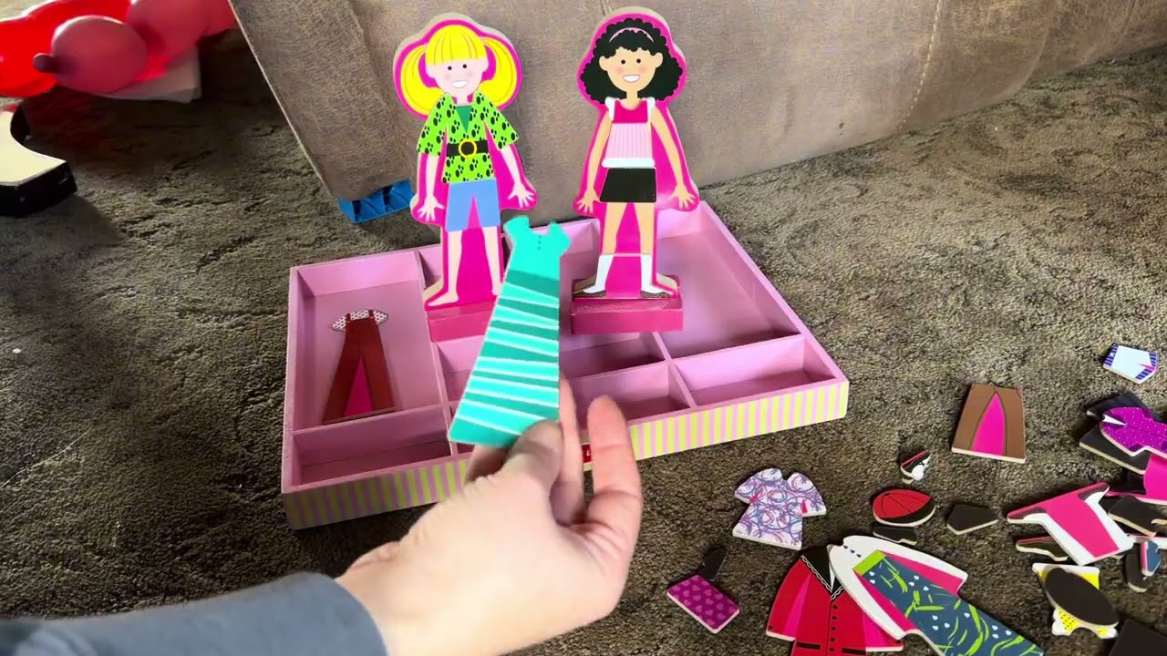So Fun Magnetic Dress Up Dolls Melissa And Doug 