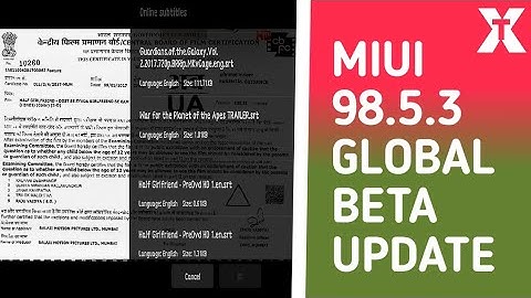 Miui 9 8.5.3 Global beta update for all xiaomi devices | hindi |