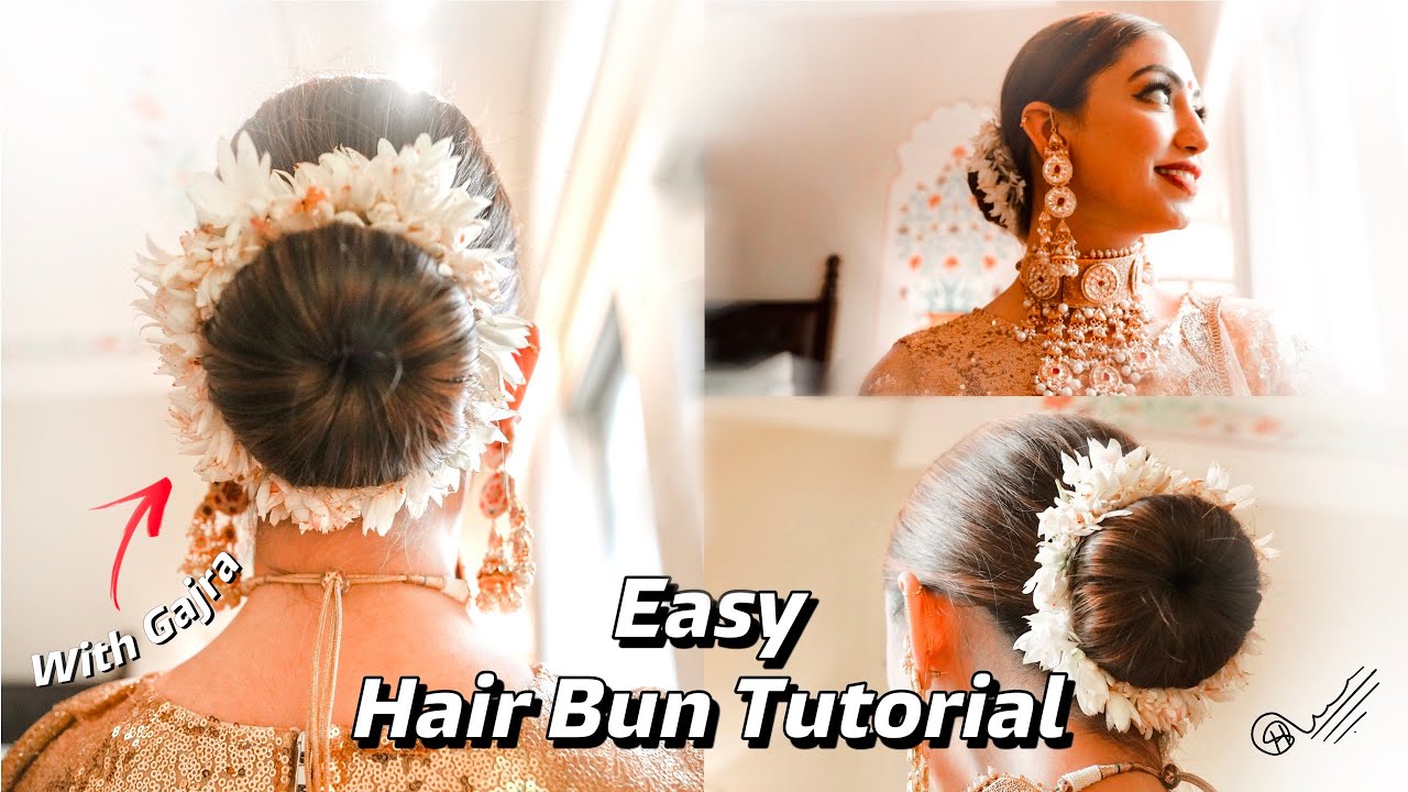 How to get the festive-ready gajra bun in 6 easy steps