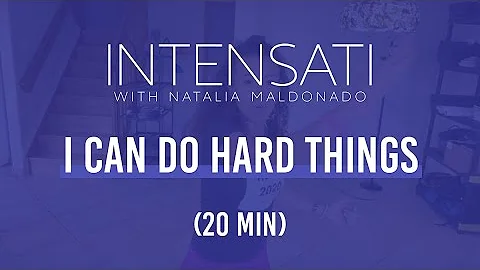 I CAN DO HARD THINGS | intenSati Workout with Natalia