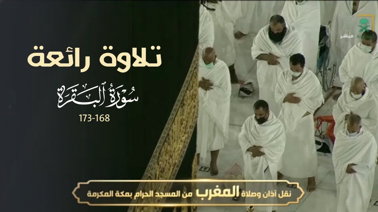 (واشكروا لله إن كنتم إياه تعبدون) من سورة البقرة للشيخ بندر بليلة مغرب 14-6-1443