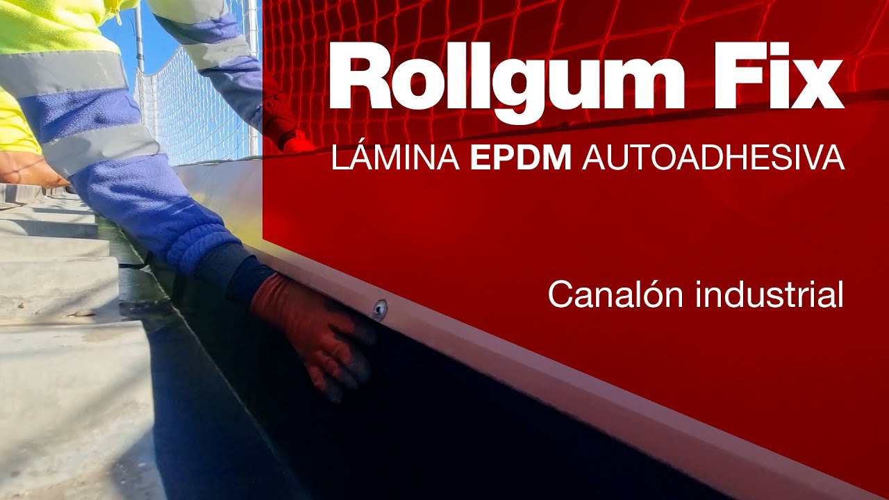 Impermeabilización con EPDM Autoadhesivo Rollgum Fix y aislamiento