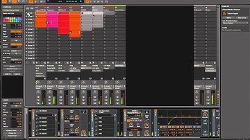 Bitwig random launch + modulation test