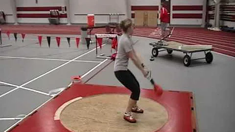 2010 Falcon Alumni Meet Denise Nelson Weight throw...