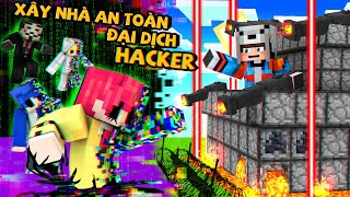 MAZ XÂY NHÀ SIÊU AN TOÀN CHỐNG SINH TỐ TEAM BỊ HACK | LÀNG SINH TỐ BỊ HACK | Maz Minecraft 😈😀