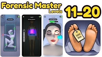 Forensic Master Game All Levels 11 - 20 Gameplay Walkthrough