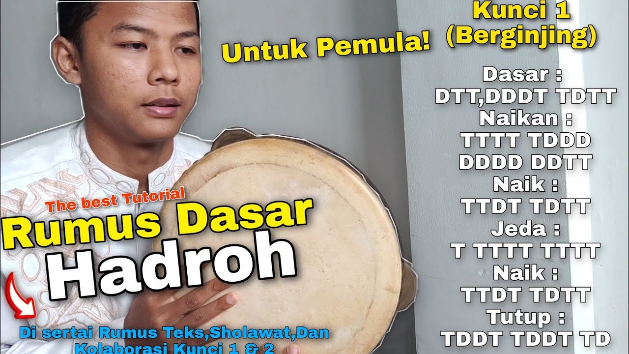 Rumus Dasar Hadroh Untuk Pemula Lengkap Full Tutorial! + Mahalul