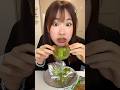 🆘Ep1: Thử thách ăn toàn màu Xanh Matcha ở Nhật🇯🇵🇻🇳#viral #food #trending #mukbang #asmr #shorts