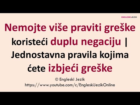 Nemojte više praviti greške koristeći duplu negaciju||Jednostavna pravila kojima ćete IZBJEĆI GREŠKE