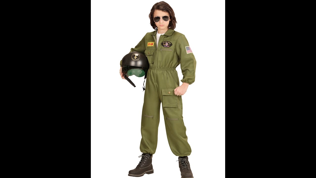 Costume de pilote d'avion de chasse Taylor pour enfant