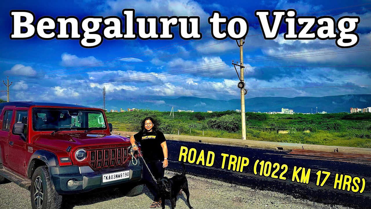 EP01: NorthEast RoadTrip 2025 | Bengaluru to Vizag | Thar Roxx | Jai Tirupati Balaji | Roving Couple