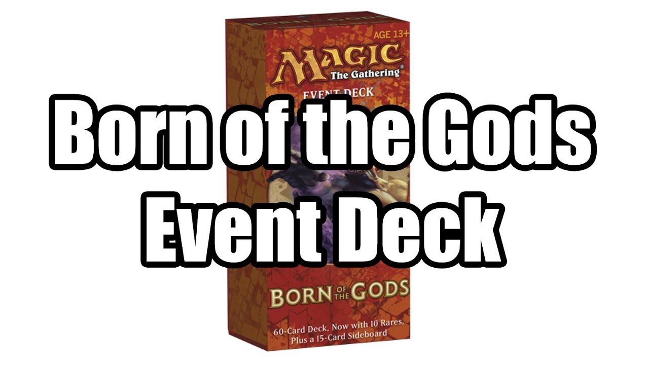 MtG - Born of the Gods Event Deck - YouTube