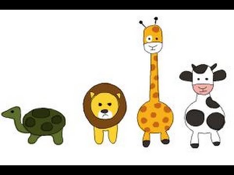 How to Draw  Simple  Animals  YouTube