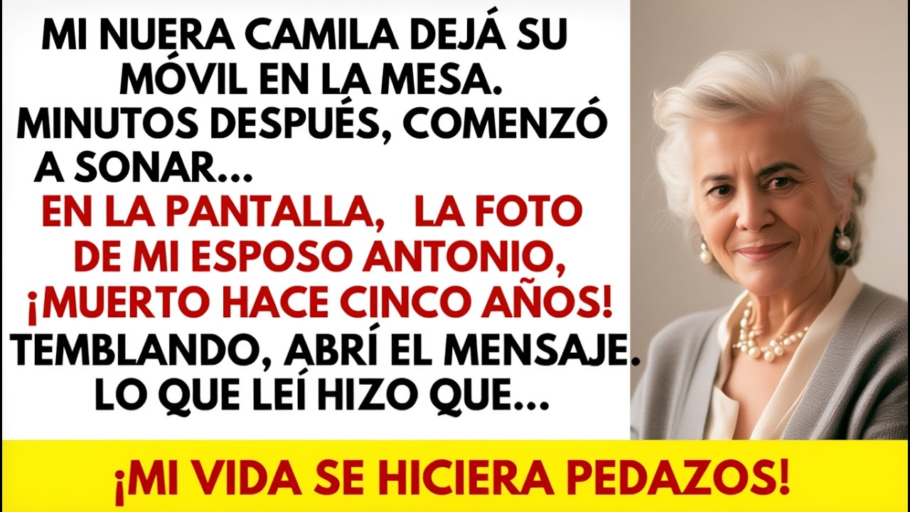 Mi esposo llevaba 5 años muerto, pero seguía enviándole mensajes a mi nuera
