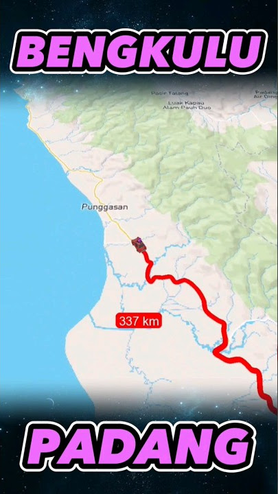BENGKULU ➡️ PADANG #googlemaps