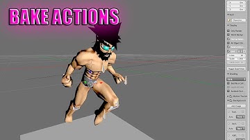 How To Combine Multiple Actions and Bake Into a Single Seamless Animation | Blender Tutorial
