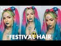 COACHELLA HAIR TUTORIAL | DIY Ombre Braids