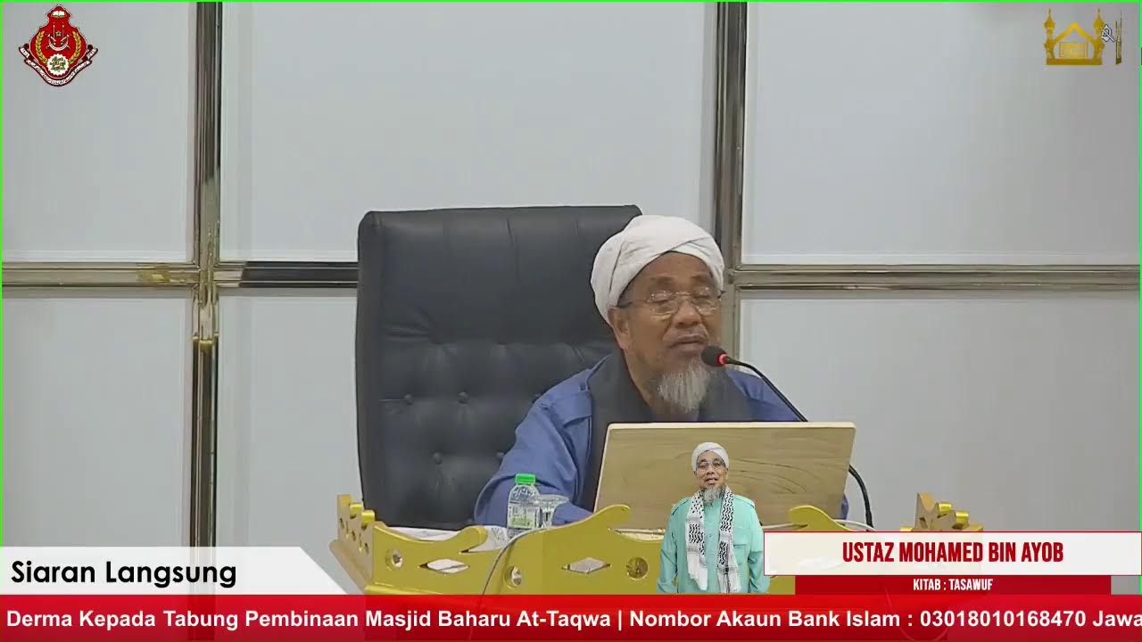 Live | Kitab: Tasawuf | Ustaz Mohamed Bin Ayob | 2.2.2026