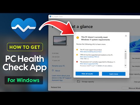 Como instalar o aplicativo Microsoft PC Health Check no Windows