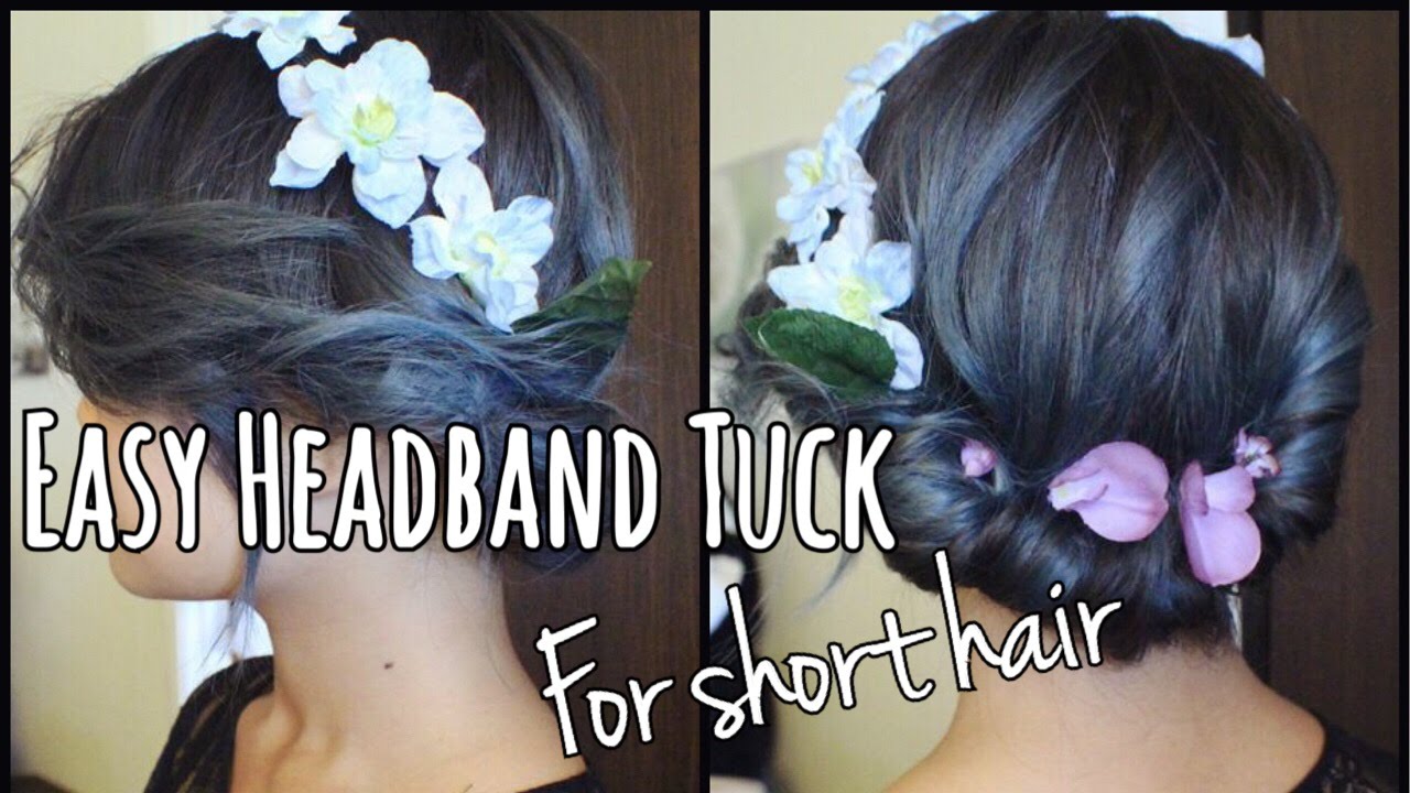 How To: Easy Headband Tuck for Stubborn Short Hair